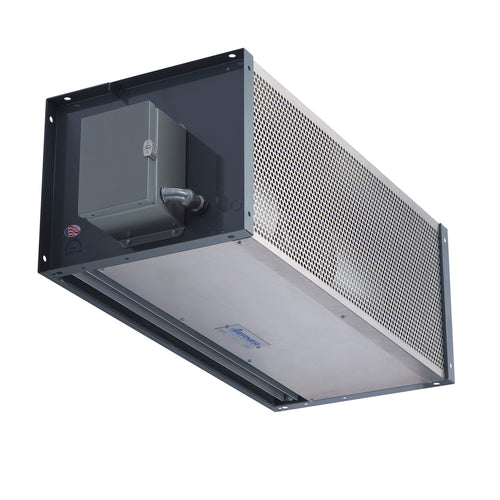 Berner IDC12-2096A-1 96" Unheated Air Curtain - (1) Speed, Aluminum, 120v-cityfoodequipment.com