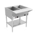 BevLes BVST-2-240 30" Hot Steam Table w/ (2) Wells & Undershelf, 208-230v-cityfoodequipment.com