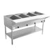 BevLes BVST-4-120 58" Hot Steam Table w/ (4) Wells & Undershelf, 120v-cityfoodequipment.com
