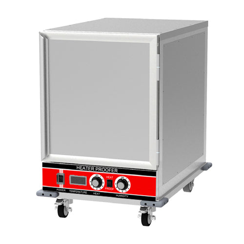 BevLes HPIS-3414 1/2 Size Insulated Mobile Heated Proofing Cabinet w/ (14) Pan Capacity - 120v/1ph-cityfoodequipment.com