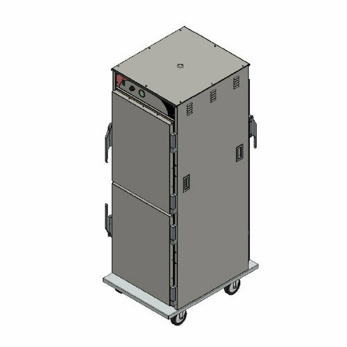 BevLes HTSS74P161-PT Full Size Insulated Pass-thru Mobile Heated Proofing Cabinet w/ (16) Pan Capacity - 120v/1ph-cityfoodequipment.com