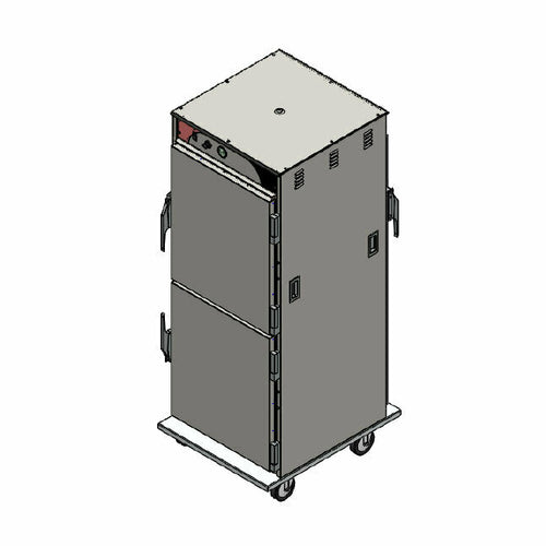 BevLes HTSS74W124-PT Full Size Insulated Pass-thru Mobile Heated Proofing Cabinet w/ (12) Pan Capacity - 208-230v/1ph-cityfoodequipment.com