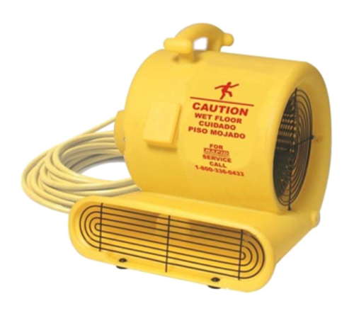 Bissell AM10.D 18" Floor Dryer W/ 3 Speeds, Yellow-cityfoodequipment.com