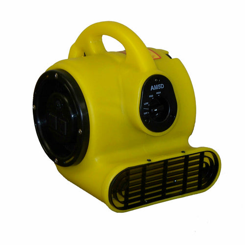 Bissell AM5.D 13" Mini Floor Dryer W/ 3 Speeds, Yellow-cityfoodequipment.com