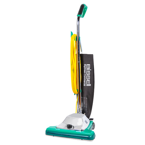 Bissell BG10716HQS 16" Dayclean Commercial Upright Vacuum W/ Quiet Motor - 850 Watts, Chrome-cityfoodequipment.com