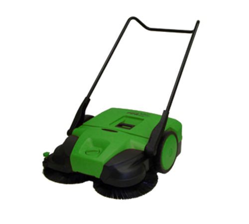 Bissell BG-477 31" Push-Power Deluxe Sweeper W/ (3) Brushes, Orange-cityfoodequipment.com