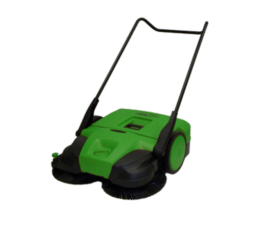 Bissell BG-497 38" Push-Power Deluxe Sweeper W/ (3) Brushes, Orange-cityfoodequipment.com