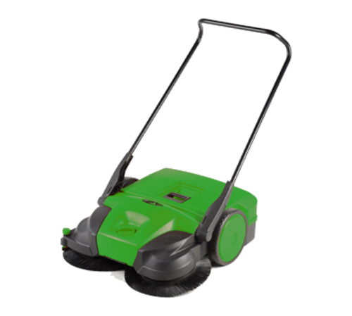 Bissell BG-677 31" Battery-Powered Deluxe Sweeper W/ (3) Brushes, Orange-cityfoodequipment.com