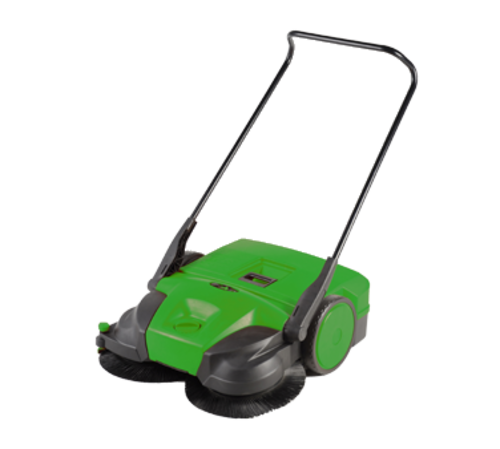 Bissell BG-697 38" Battery-Powered Deluxe Sweeper W/ (3) Brushes, Orange-cityfoodequipment.com