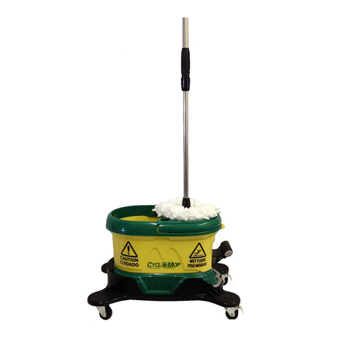 Bissell CM500D-GRN Cyclo Mop® W/ Dolly & Accessories, Yellow-cityfoodequipment.com