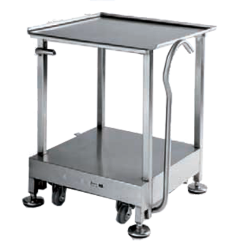 Bizerba B56-BZ-1 31 3/4" Equipment Stand W/ Retractable Casters, Undershelf-cityfoodequipment.com