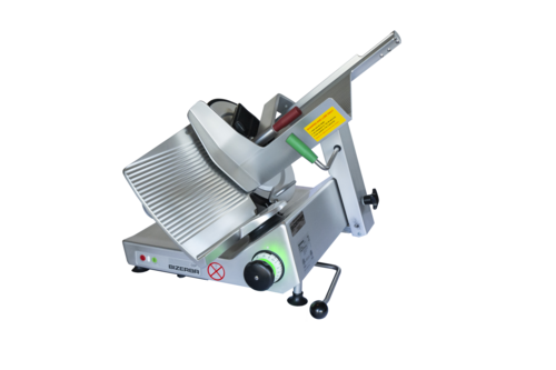 Bizerba GSPSBRHI90 Manual Meat Slicer w/ 13" Blade - Belt Driven, 1/2 hp-cityfoodequipment.com