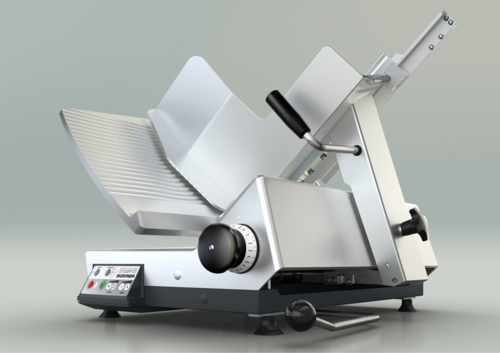 Bizerba GSPSBRHDI150 Semi-Automatic Meat Slicer w/ 13" Blade -Belt Driven, 1/2hp-cityfoodequipment.com