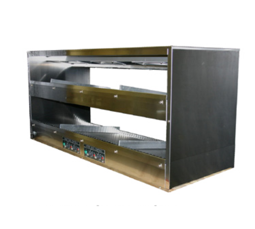 BKI 2TSM-2624R 26" Self Service Countertop Heated Display Shelf - (2) Shelves, 120v-cityfoodequipment.com