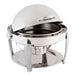 Bon Chef 10001CH Round Chafer W/ Roll-Top Lid & Chafing Fuel Heat-cityfoodequipment.com