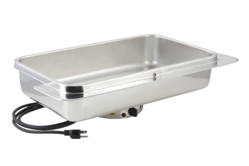 Bon Chef 11006E Rectangular Dripless 2 Gallon Water Pan W/ Electric, Heater-cityfoodequipment.com
