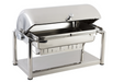 Bon Chef 11041D Full Size Chafer W/ Roll-Top Lid & Chafing Fuel Heat-cityfoodequipment.com