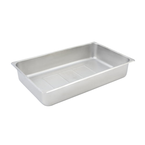Bon Chef 12006 21" Rectangular Chafer Water Pan W/ 2 Gal Capacity-cityfoodequipment.com