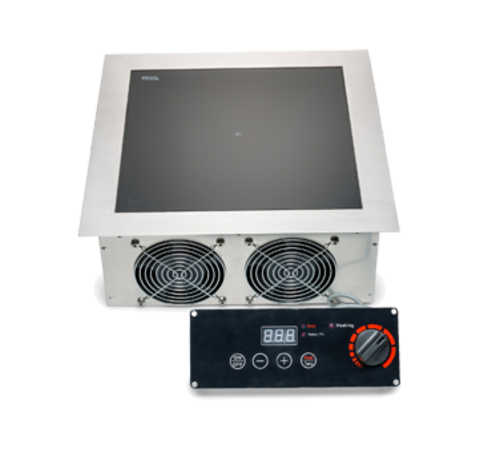 Bon Chef 12085 Drop-In Commercial Induction Cooktop W/ (1) Burner, 208-240v/1ph-cityfoodequipment.com