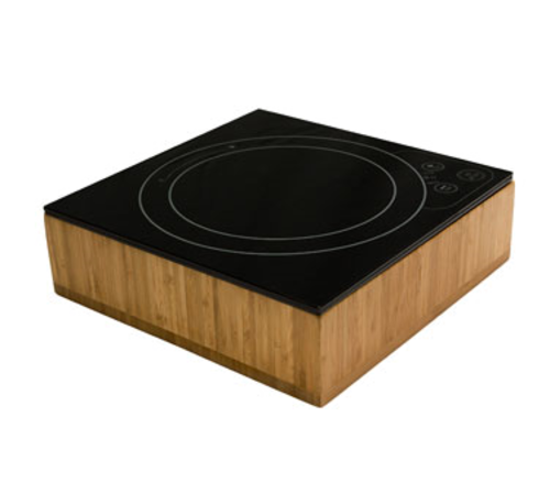 Bon Chef 12086BOX 11 7/8" Square Induction Range Box For 12086, Bamboo-cityfoodequipment.com