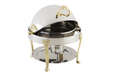 Bon Chef 17014 3-Qt Chafer W/ Brass Accent, Renaissance-cityfoodequipment.com