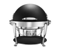 Bon Chef 19000CH-NERO 2-Gal Round Chafer - Water Pan, Cover, Chrome Handles, Black-cityfoodequipment.com