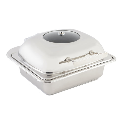 Bon Chef 20301 Half Size Chafer W/ Lift-Off Lid & Induction Heat-cityfoodequipment.com