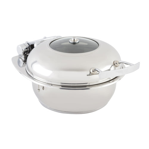 Bon Chef 20303 Half Size Chafer W/ Lift-Off Lid & Induction Heat-cityfoodequipment.com