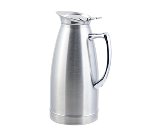 Bon Chef 4052S 1 Qt Insulated Pitcher Server, Stainless Steel W/ Satin Finish-cityfoodequipment.com