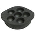 Bon Chef 5028T 6 7/8" Temp Snail Dish, 6 Hole, Aluminum-cityfoodequipment.com