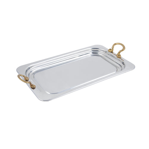 Bon Chef 5207HR Full Size Food Pan W/ Round Handle, 1 1/4" Deep, Stainless Steel-cityfoodequipment.com