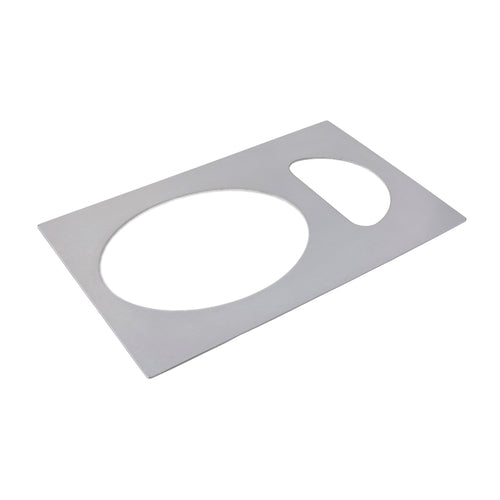 Bon Chef 52082 Full Size Tile W/ Cutouts For (1) 2284 & (1) 5202, Stainless-cityfoodequipment.com