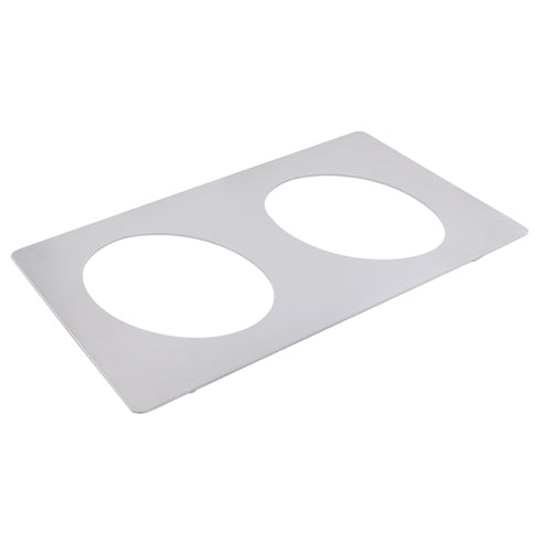 Bon Chef 52083 Full Size Tile W/ 2 Cutouts For 5203, Stainless-cityfoodequipment.com