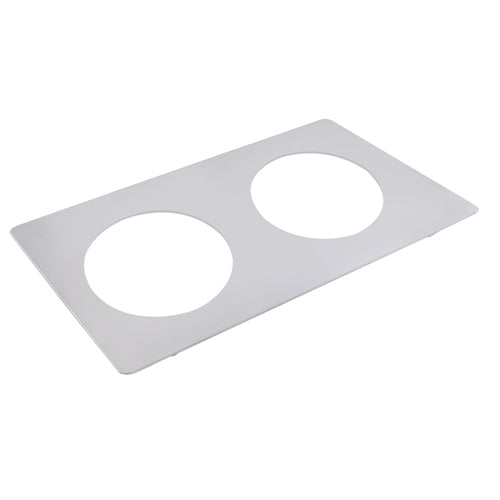 Bon Chef 52085 Full Size Tile W/ 2 Cutouts For 5250, Stainless-cityfoodequipment.com