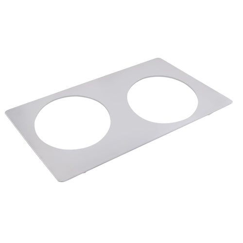 Bon Chef 52086 Full Size Tile W/ 2 Cutouts For 5211, Stainless-cityfoodequipment.com