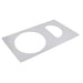 Bon Chef 52087 Full Size Tile W/ 2 Cutouts For 5260 & 5202, Stainless-cityfoodequipment.com