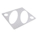 Bon Chef 52099 Full Sizecustom Cut Tile For (2) 5218 & (2) 5225, Stainless-cityfoodequipment.com