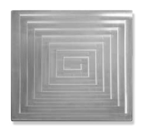 Bon Chef 52102 1/2-Size Rectangle Tile Inset, Stainless-cityfoodequipment.com