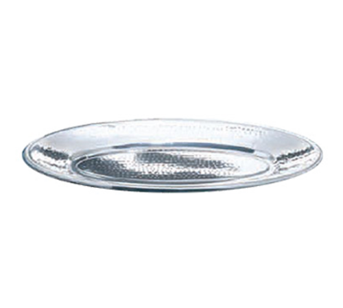 Bon Chef 5218H 21 1/4" Fish Platter W/ Hammer Finish, Stainless-cityfoodequipment.com