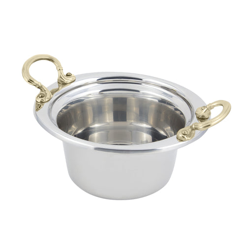 Bon Chef 5250HR 2 Qt Casserole Steamtable Dish, Round Handle, 4 3/4" Deep-cityfoodequipment.com
