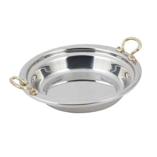 Bon Chef 5255HR 2.5 Qt Casserole Steamtable Dish, 2 5/8" Deep, Round Handle-cityfoodequipment.com