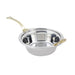 Bon Chef 5256HL 4-Qt Casserole Steamtable Dish, 4" Deep, Long Handle, Stainless-cityfoodequipment.com