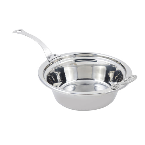 Bon Chef 5256HLSS 4-Qt Casserole Steamtable Dish, 4" Deep, Long Stainless Handle-cityfoodequipment.com