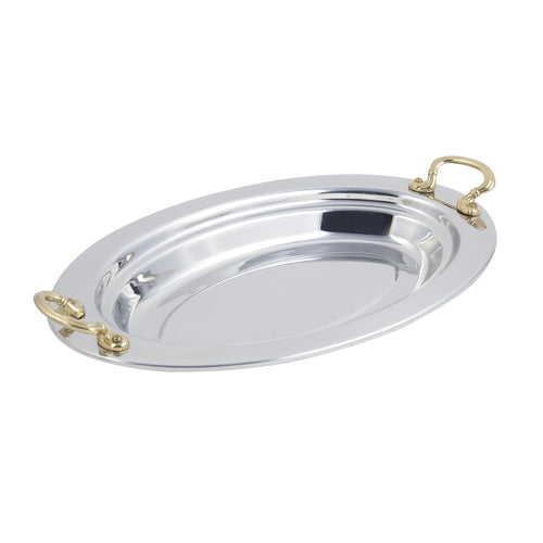 Bon Chef 5288HR 2.5.-Qt Full Oval Food Pan W/ Round Handle, 2" Deep-cityfoodequipment.com