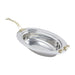 Bon Chef 5299HL Full Oval Food Pan W/ Long Handle, Heavy Gauge High Polish Stainless-cityfoodequipment.com