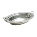 Bon Chef 5299HRSS Full Oval Food Pan W/ Round Stainless Handle, Heavy Gauge High Polish-cityfoodequipment.com