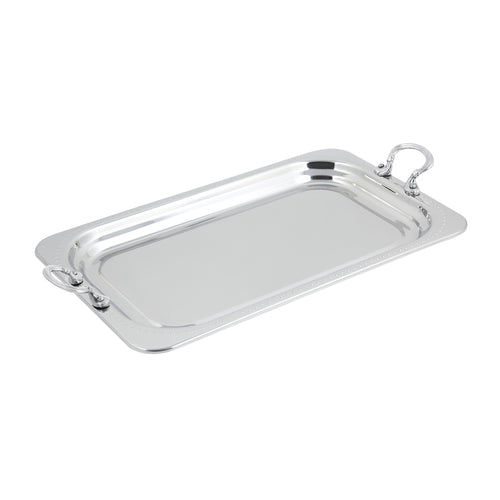 Bon Chef 5307HRSS Full Size Food Pan W/ Round Stainless Handle, 1 1/4" Deep, Bolero-cityfoodequipment.com