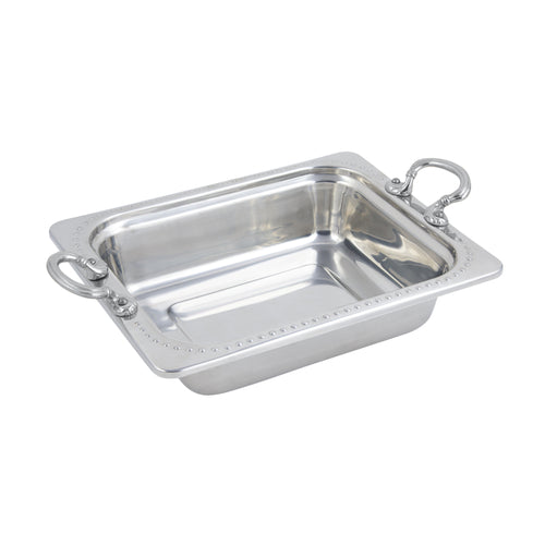 Bon Chef 5309HRSS 1/2 Size Food Pan W/ Round Stainless Handle, 2 3/4" Deep, Bolero-cityfoodequipment.com