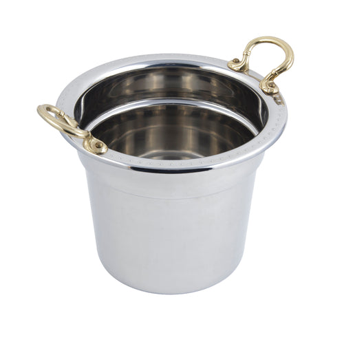 Bon Chef 5311HR 7.5-Qt Soup Tureen W/ Round Handles, Bolero, Stainless Steel-cityfoodequipment.com