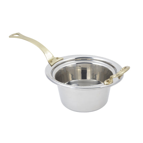 Bon Chef 5350HL 2-Qt Casserole Steamtable Dish W/ Long Handle, Bolero, Stainless-cityfoodequipment.com